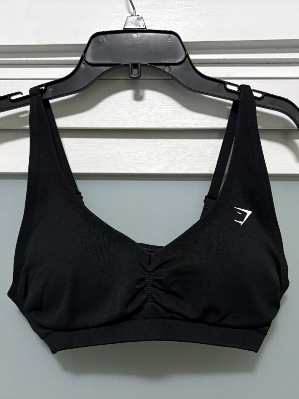 Gymshark Lift Seamless Sports Bra Light Support Black sz M NEW